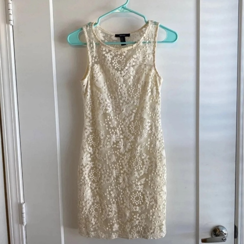 F21 Floral Bodycon Dress